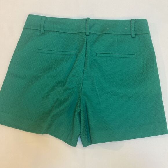 Ann Taylor Factory High Waist Green Shorts - Picture 2 of 10